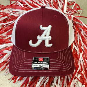 ALABAMA SCRIPT A CRIMSON/WHITE - Deb & Co. Boutique