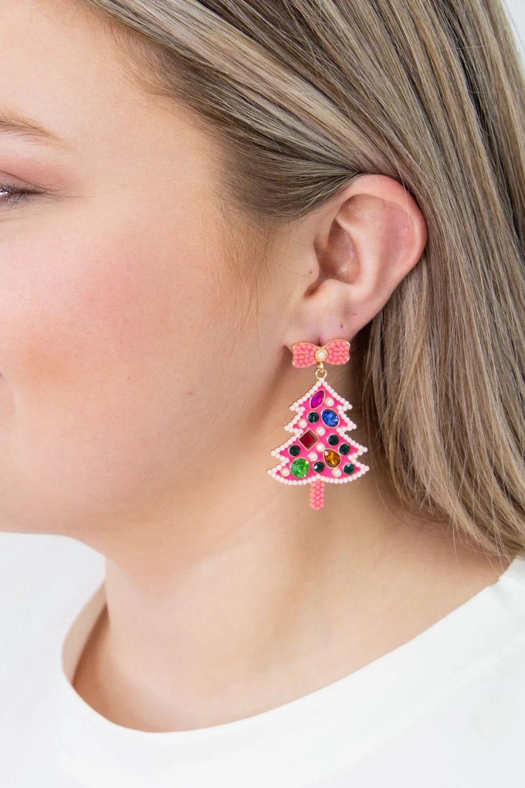 CHRISTMAS TREE EARRING