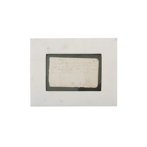 Marble photo frame white - Lakeshore Trends