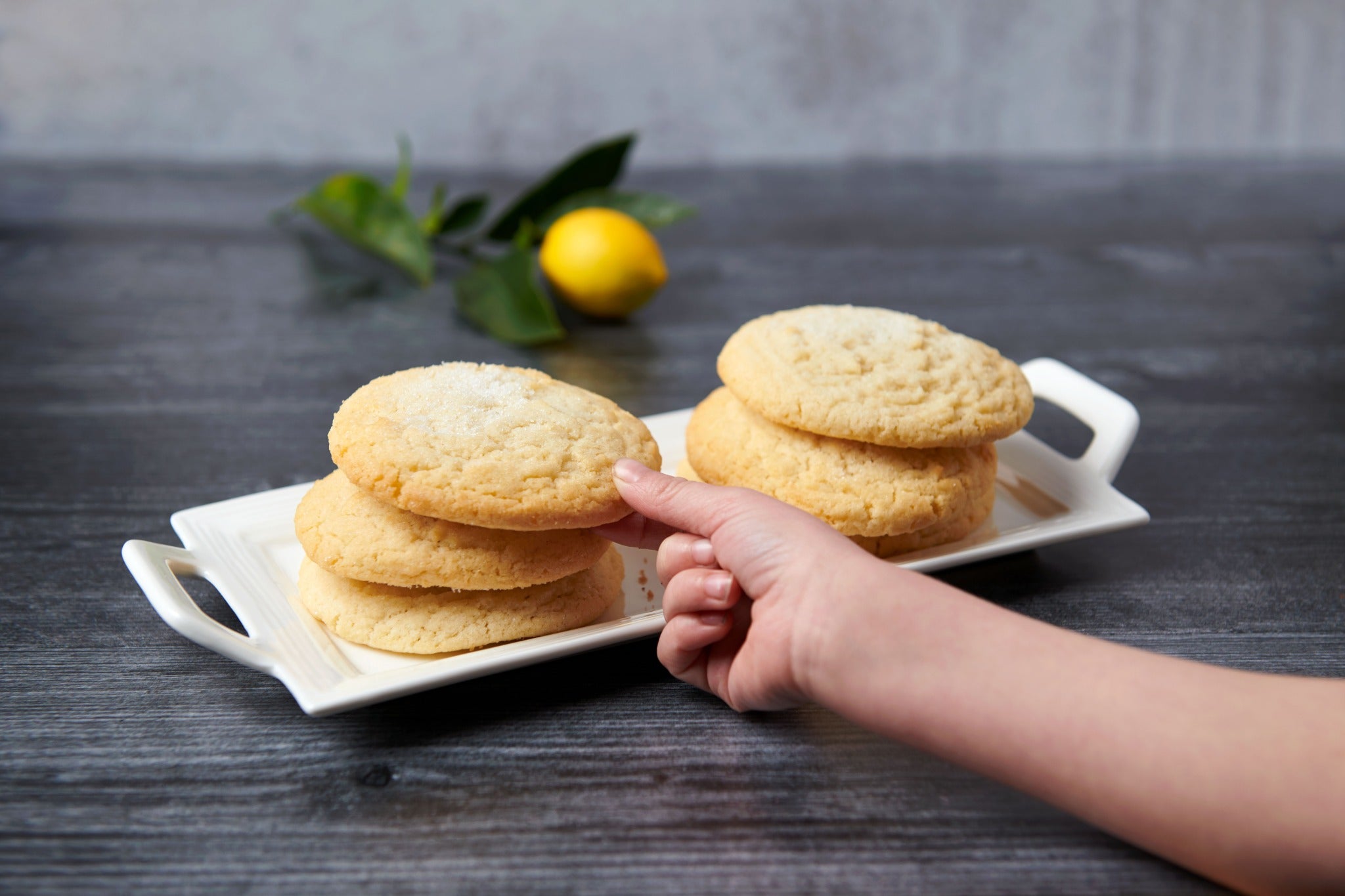 Cookies on a pan