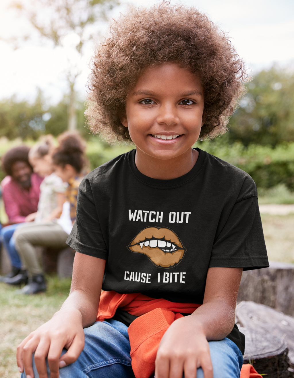 Limited Edition Watch Out Cause I Bite Youth T-Shirt - Black Love Boutique