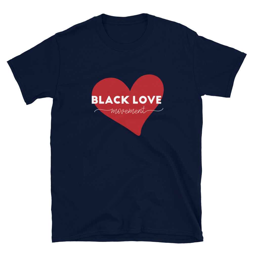 tellen Inzet Behandeling Black Love Movement T-Shirt, Solid Heart | Black Love Boutique