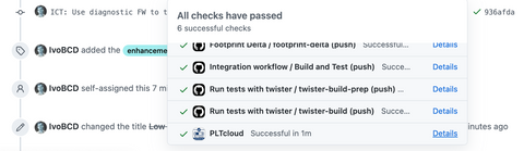 GitHub pull request checks passed