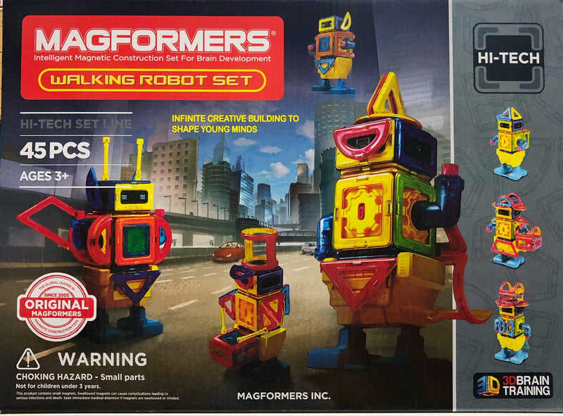 magformers walking robot set 45 pcs