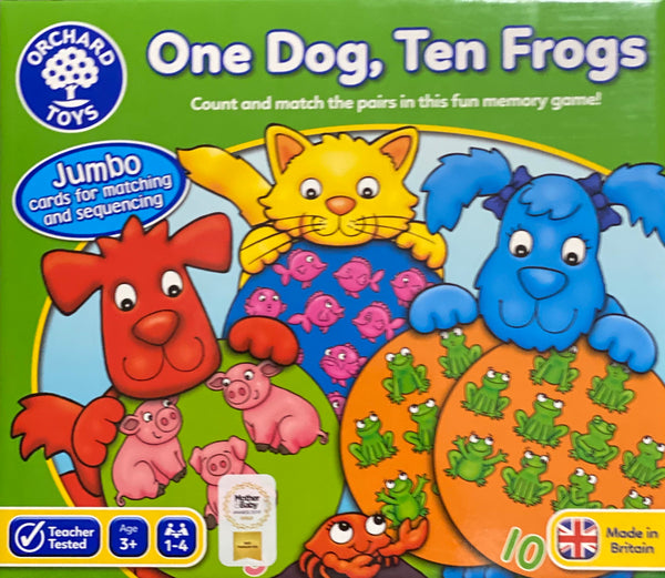 Orchard Toys - One dog, ten frogs