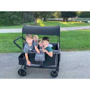 Wonderfold W4 4 Seater Multi-Function Quad Stroller Wagon - Posh Baby Co.