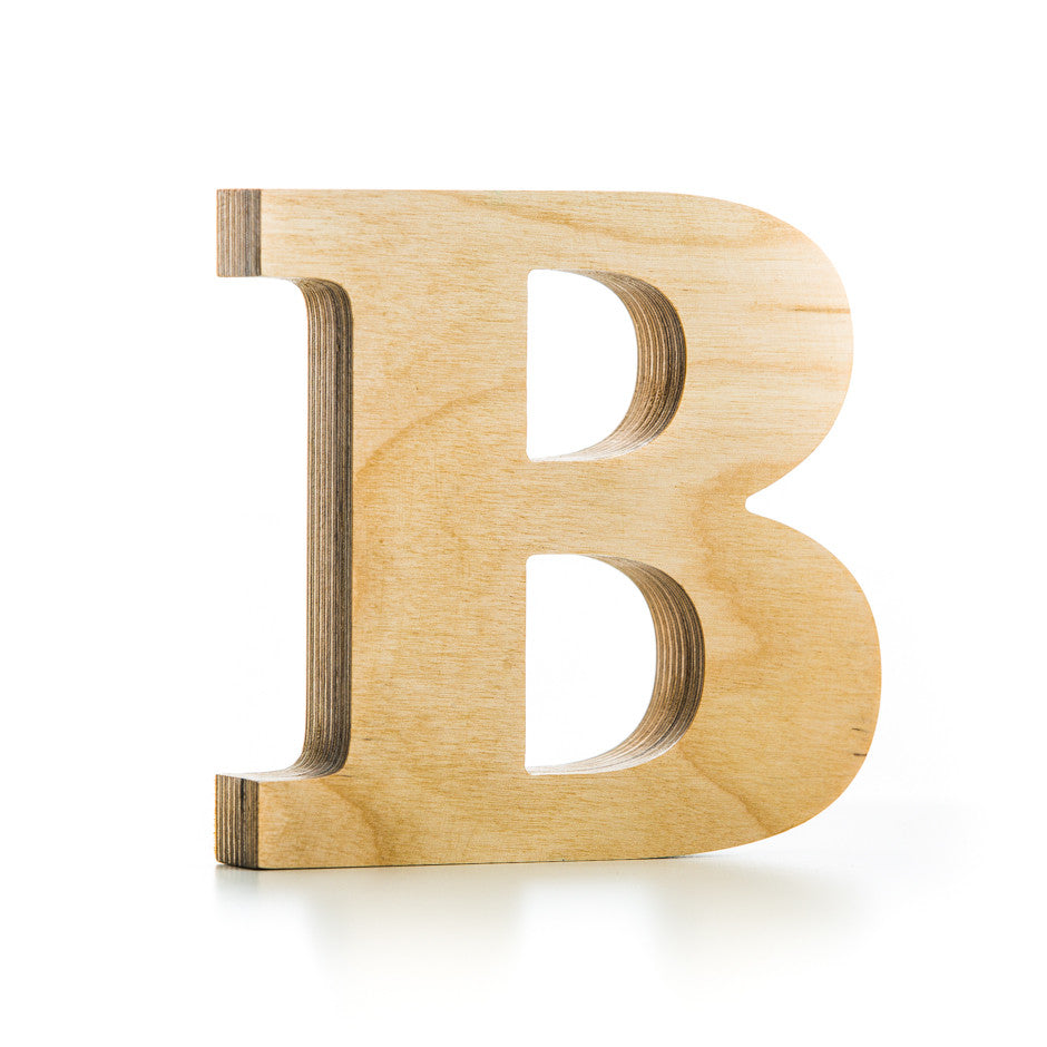 Wooden letter crafted from quality birch plywood, hand-finished. – Mr.Wood