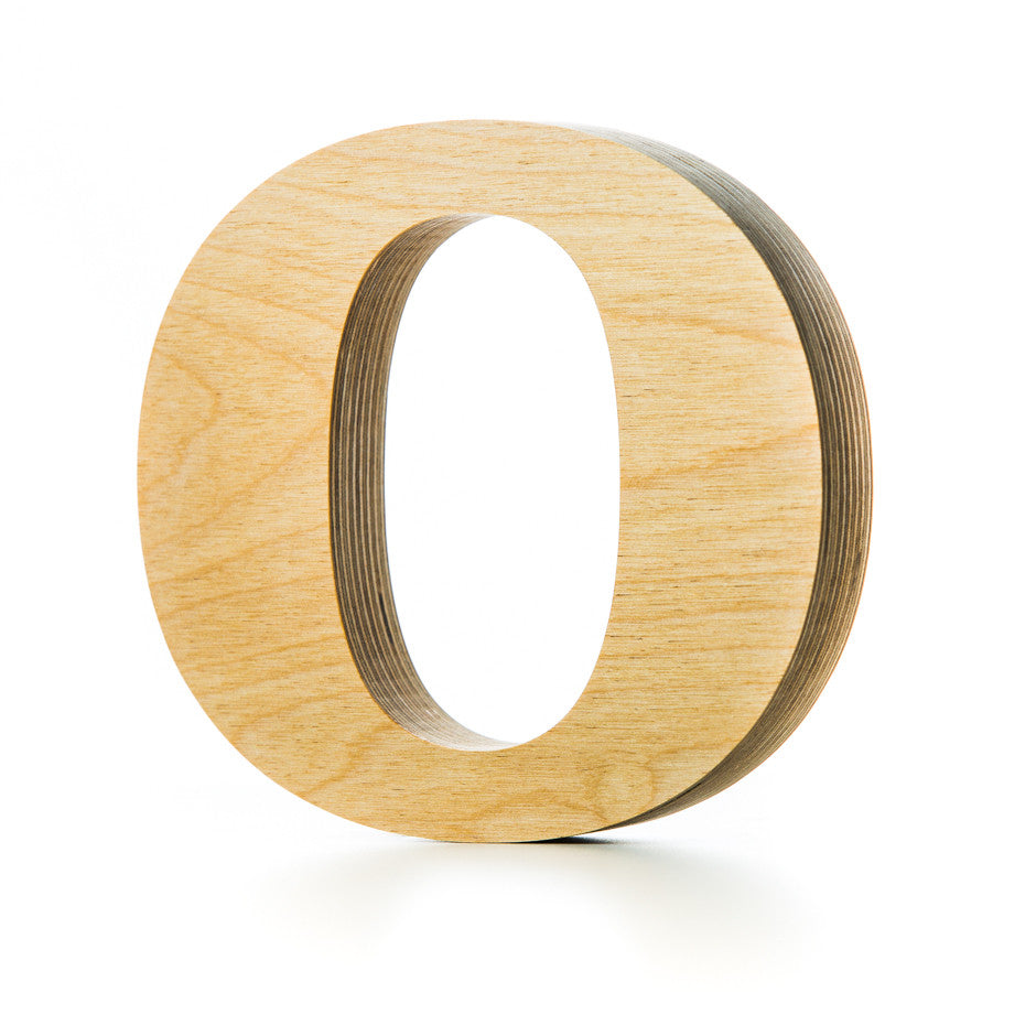 Wooden letter crafted from quality birch plywood, hand 