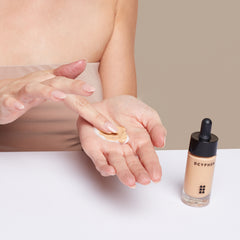 Mix in your hand to create your custom tinted skincare