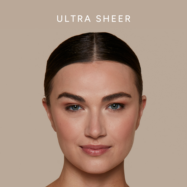 Ultra sheer foundation coverage