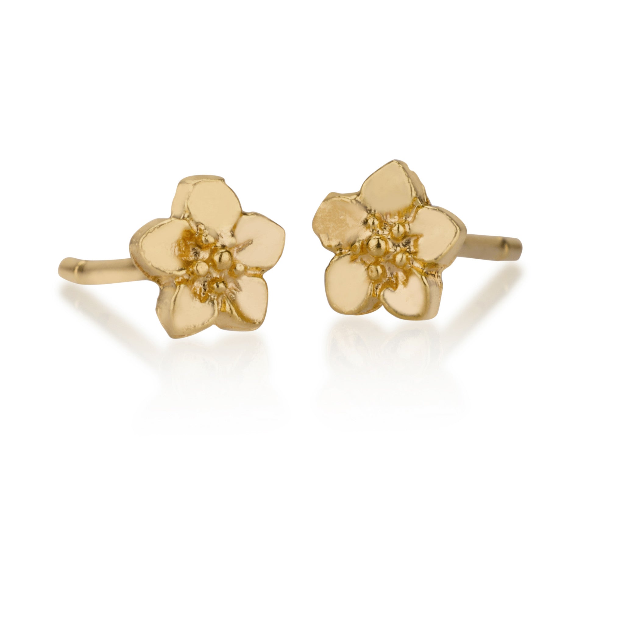 small flower stud earrings