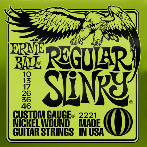 Ernie Ball 2251 Classic Pure Nickel Electric Strings - Regular Slinky (10-46 )