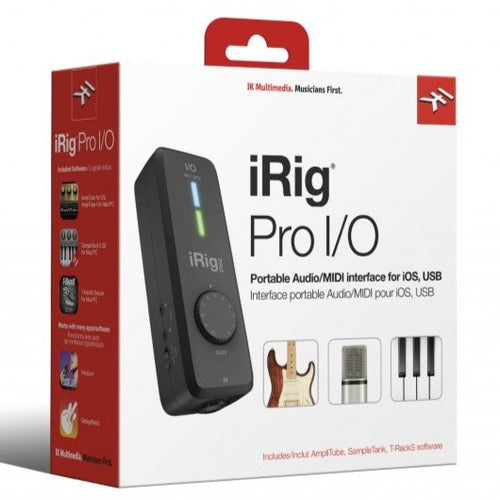 IK Multimedia iRig Stream Pro Streaming audio interface with in-line  multi-input mixer, professional quality streaming, right in the palm of  your