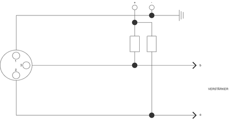 Phantom power for microphones