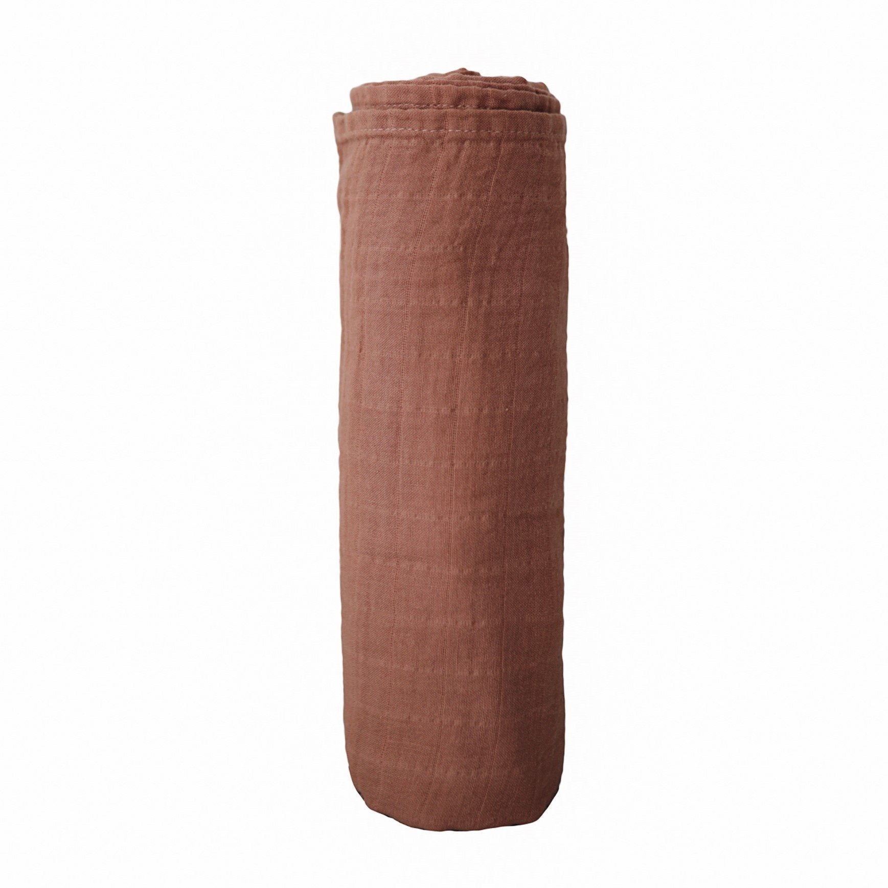 Cognac Muslin Swaddle Blanket