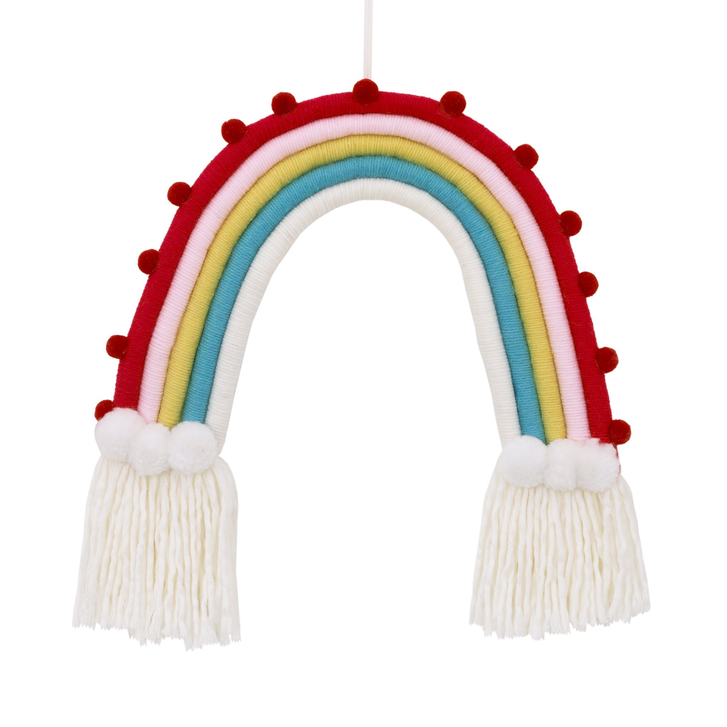 Rainbow Tapestry Yarn Wall Decor