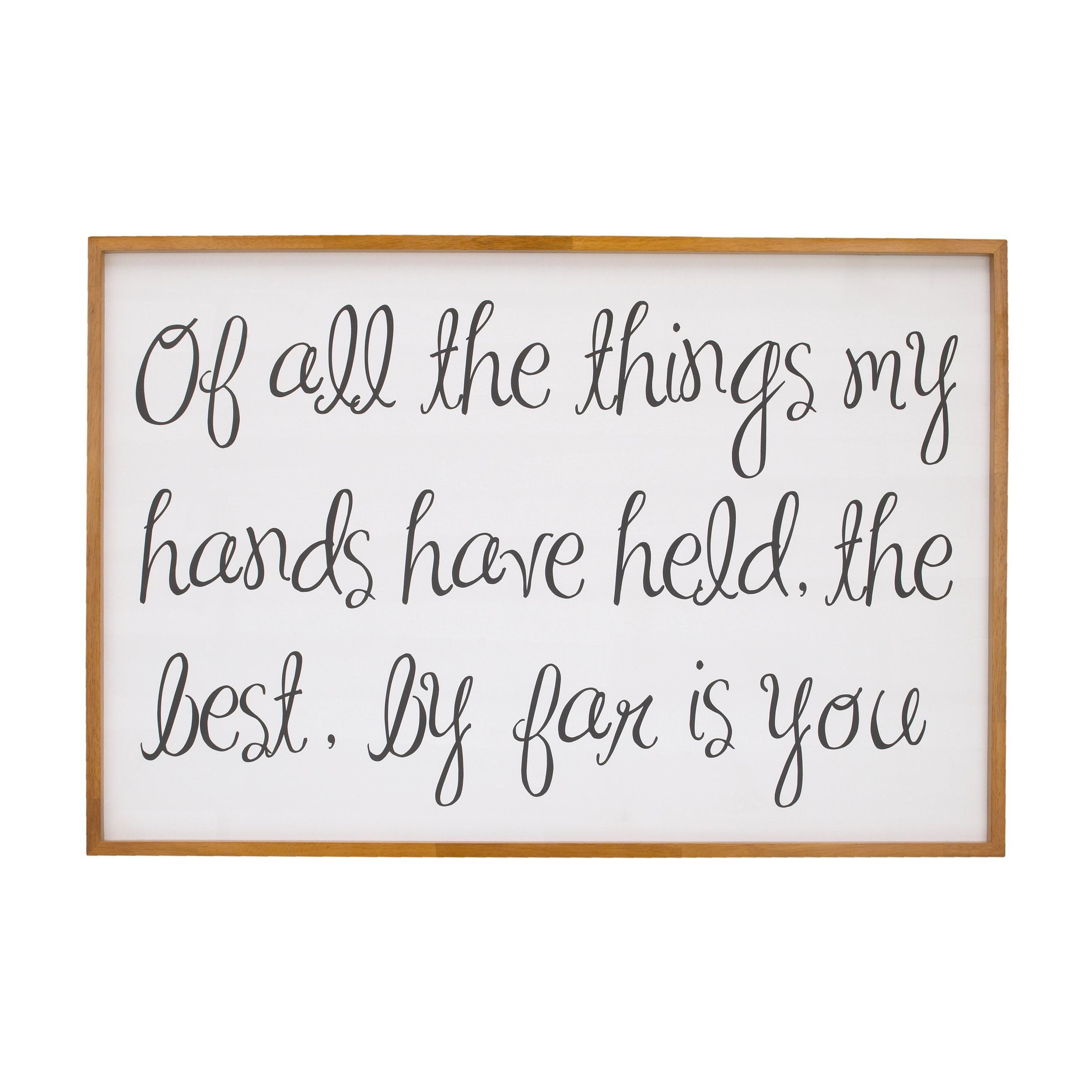 Of All The Things Framed Canvas Wall Decor