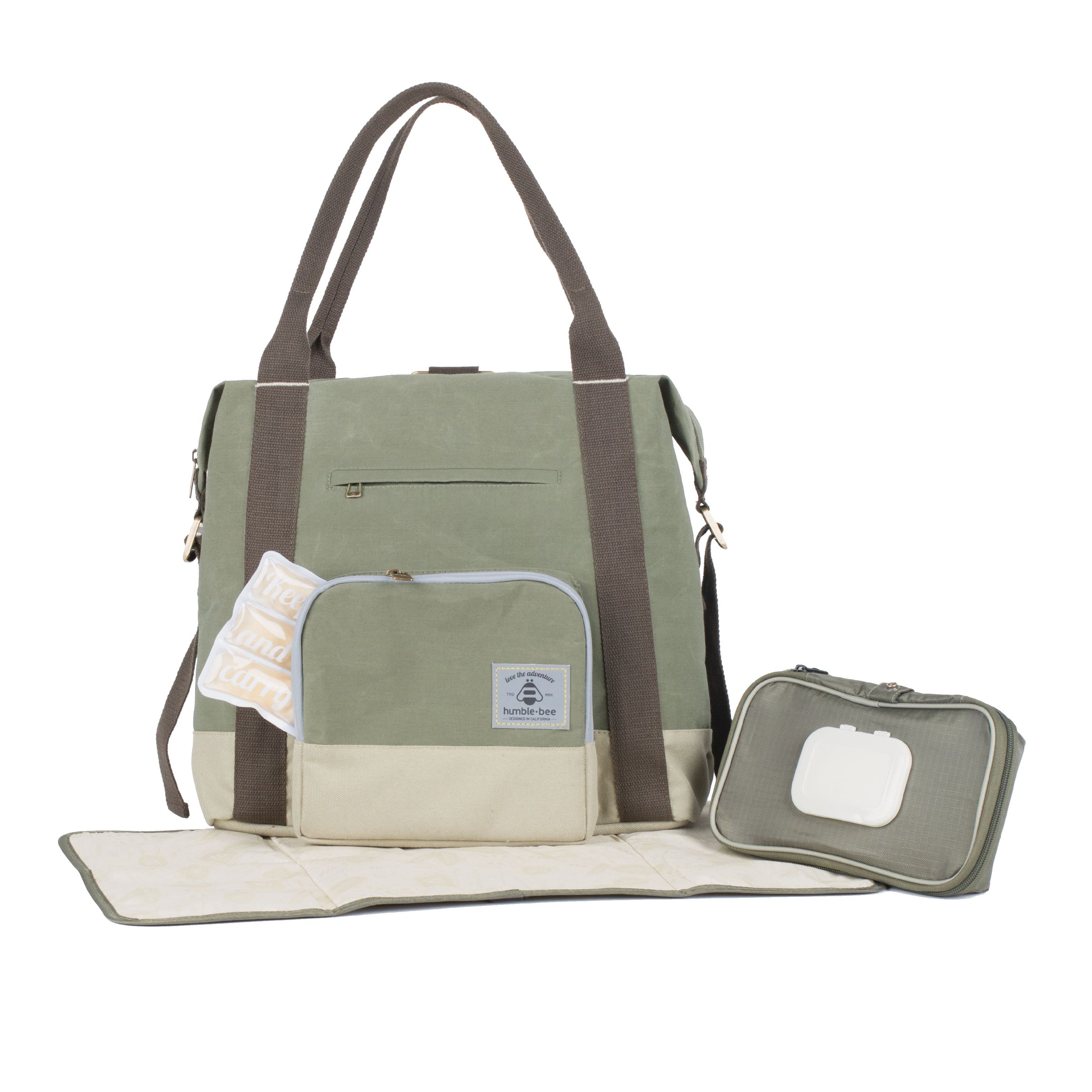 All Heart Diaper Bag in Olive Dusk - Project Nursery