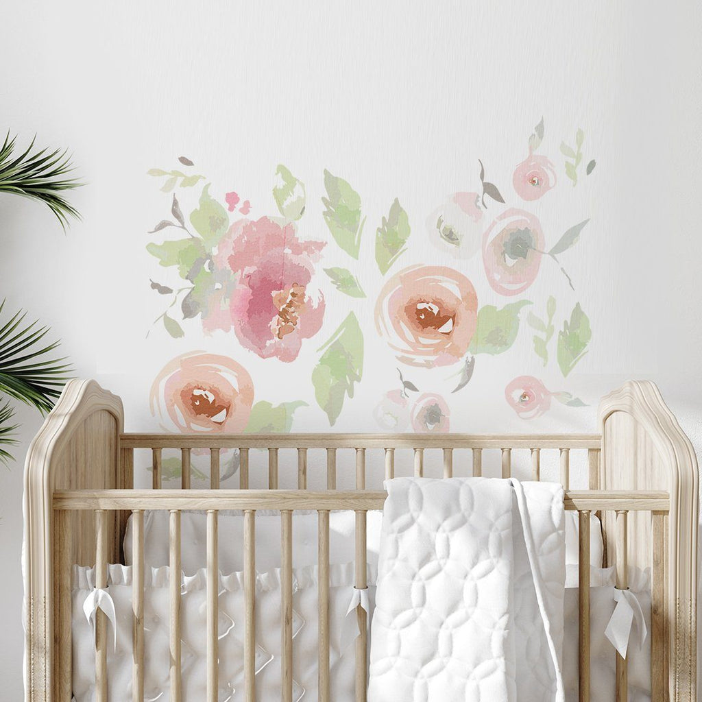 Floral Wallpaper & Wall Decal Shop | Flower Nursery Wallpaper – Project ...