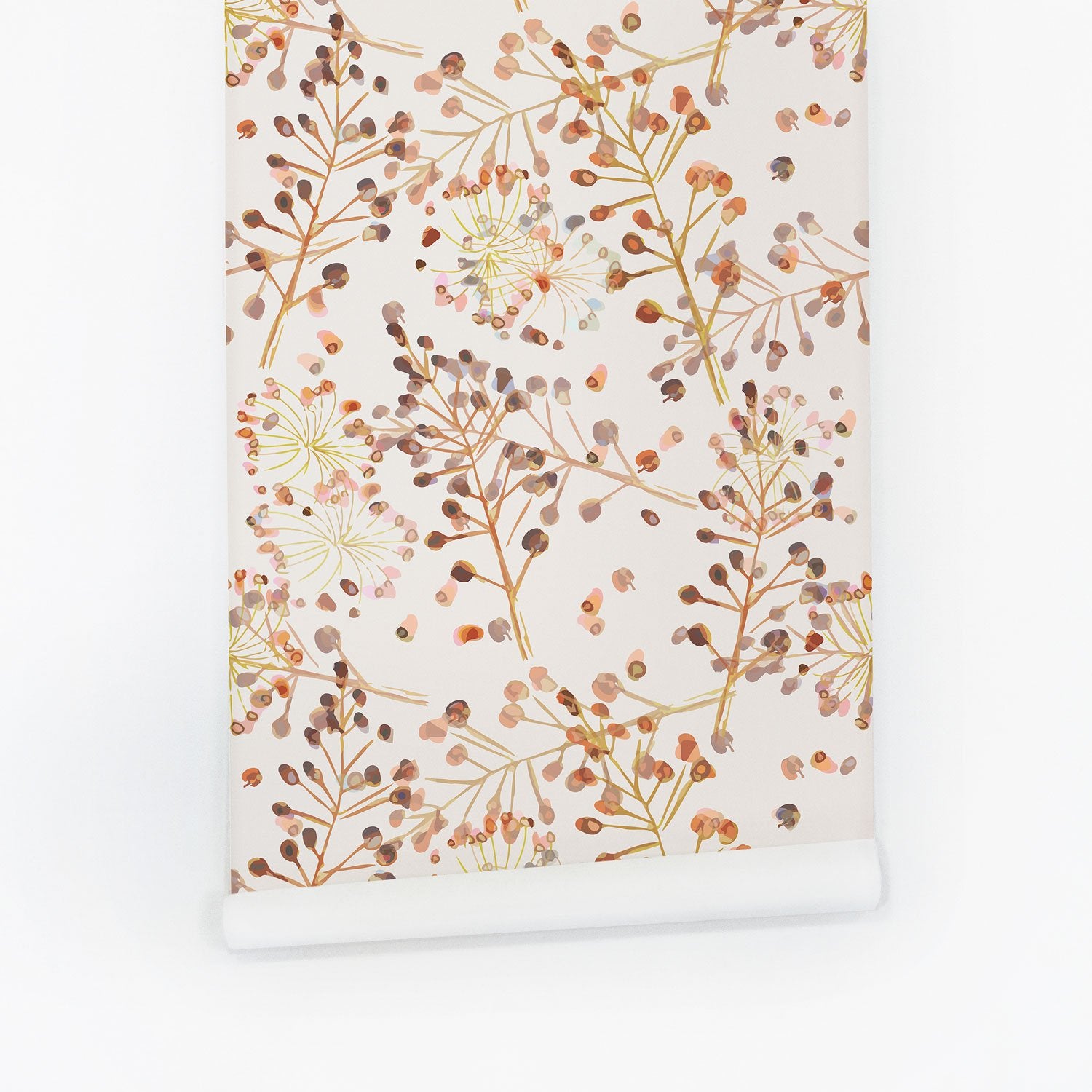 Autumn Floral Wallpaper - Traditional / 25" W X 96" H