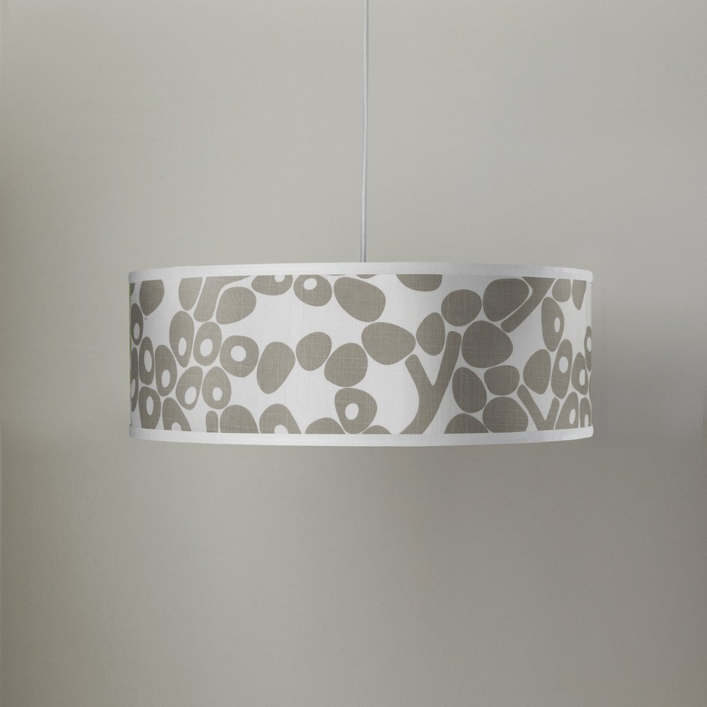 Modern Berries Shallow Cylinder - Taupe