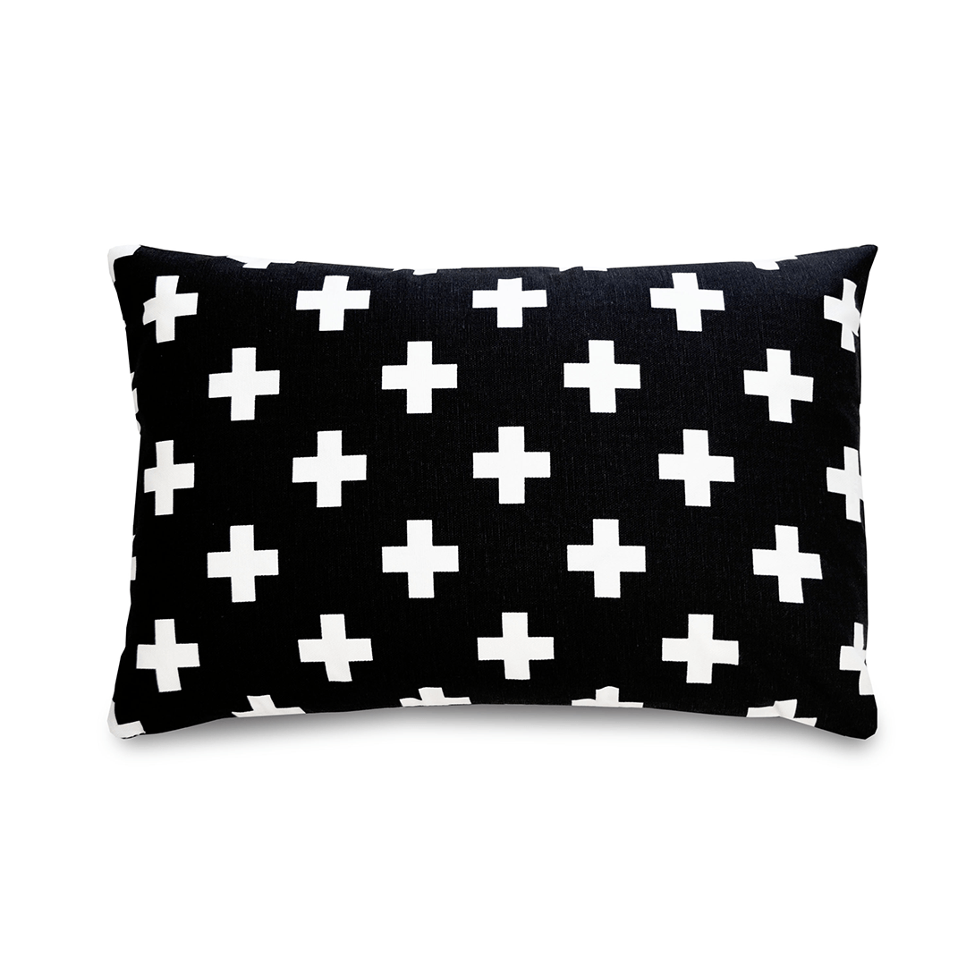 Black Cross Pillow