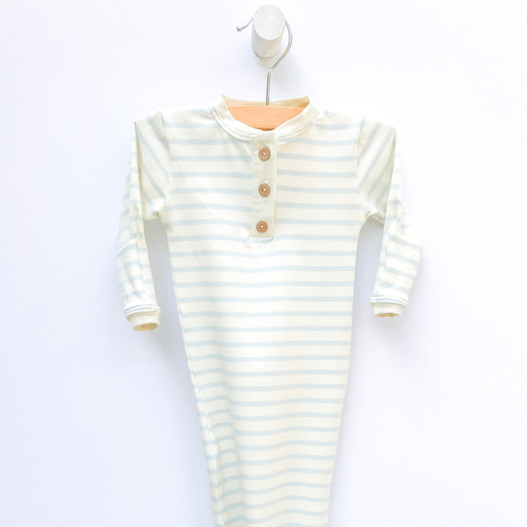 Blue Stripe Sleep Gown