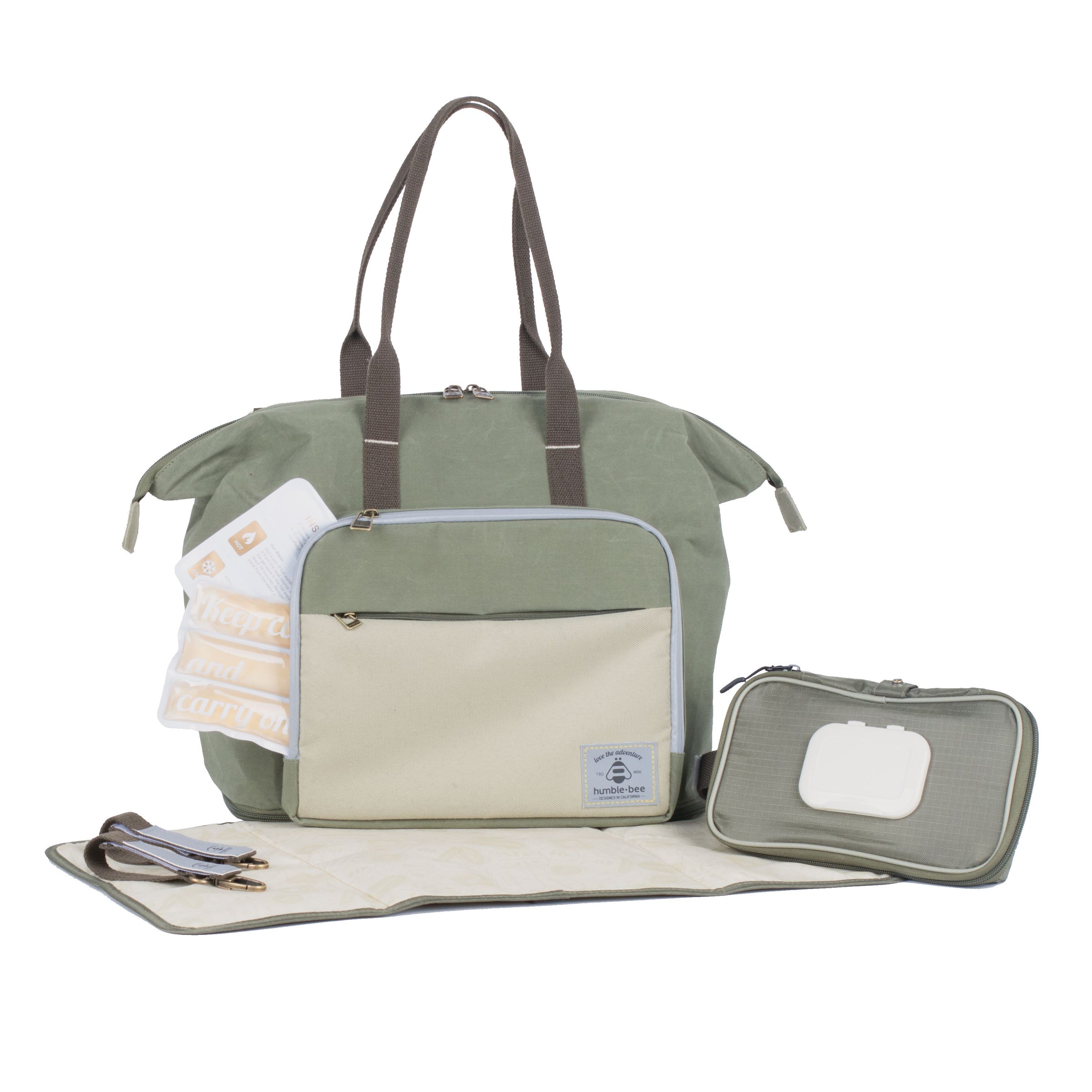 Boundless Charm Diaper Bag in Olive Dusk - Project Nursery