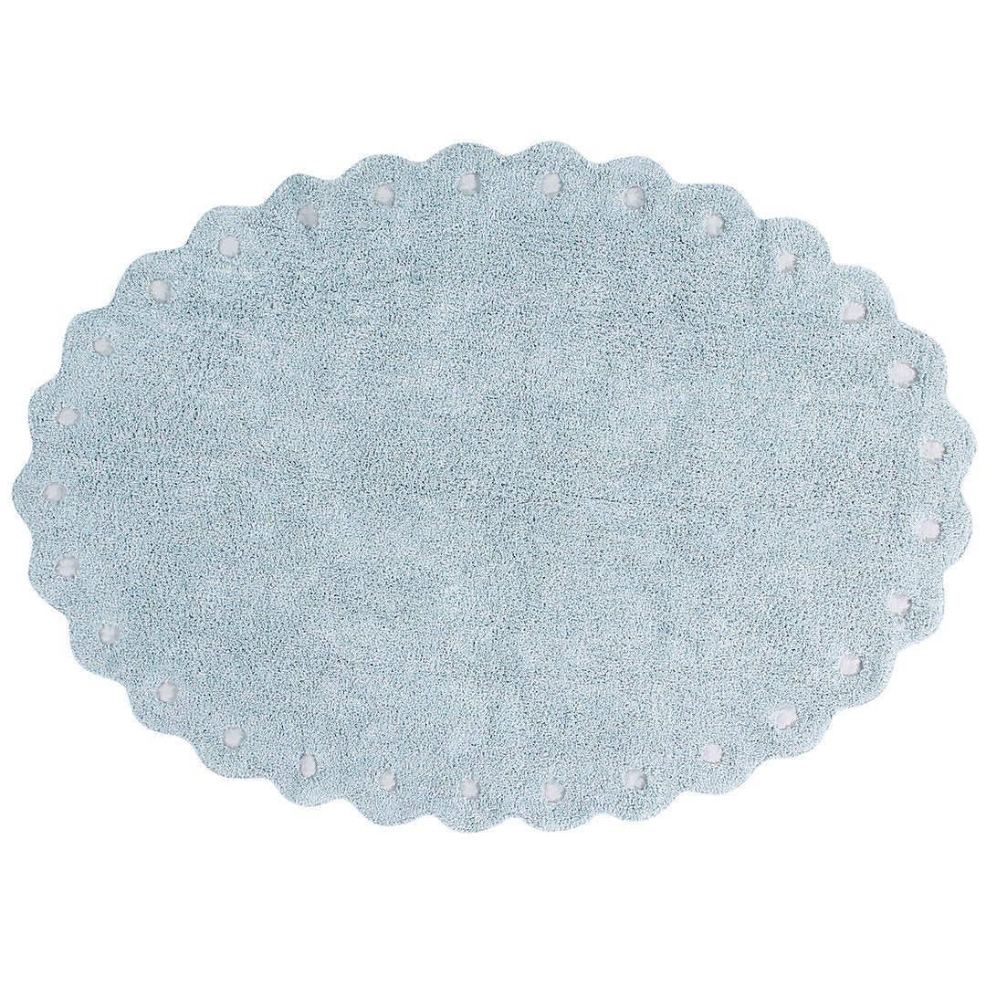 Image of Picone Washable Rug - Pearl Blue