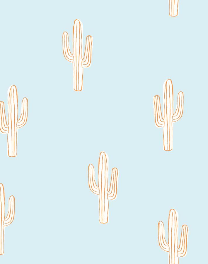 Cactus Wallpaper - Removable / Panel / Pushpop