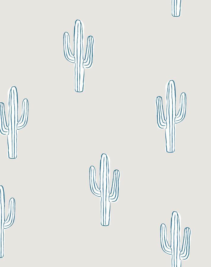 Cactus Wallpaper - Removable / Panel / Sand