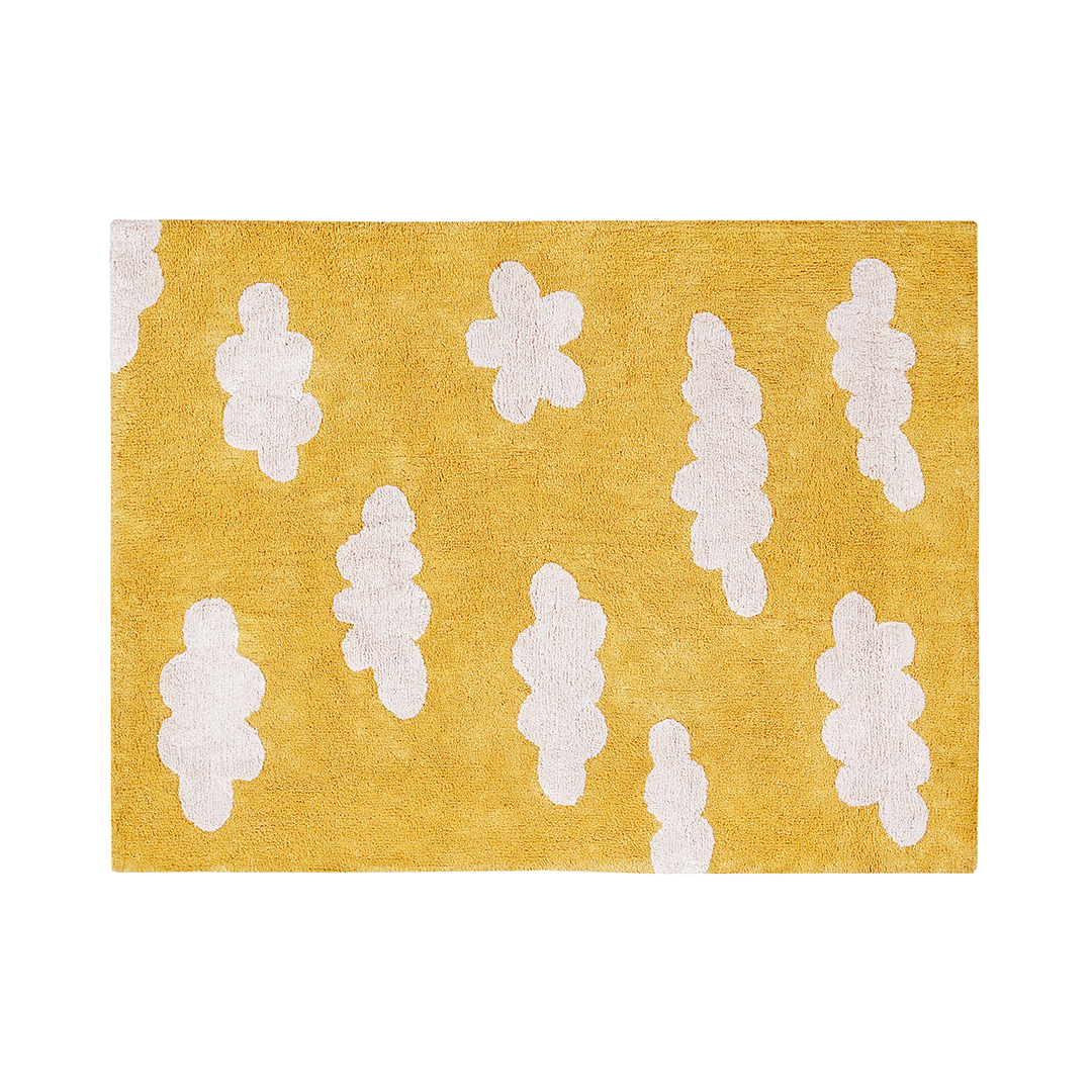 Clouds Rug - Mustard