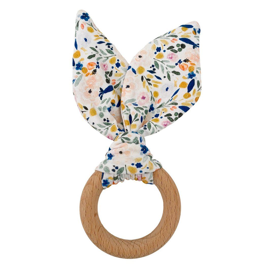 Crinkle Bunny Teether - Floral