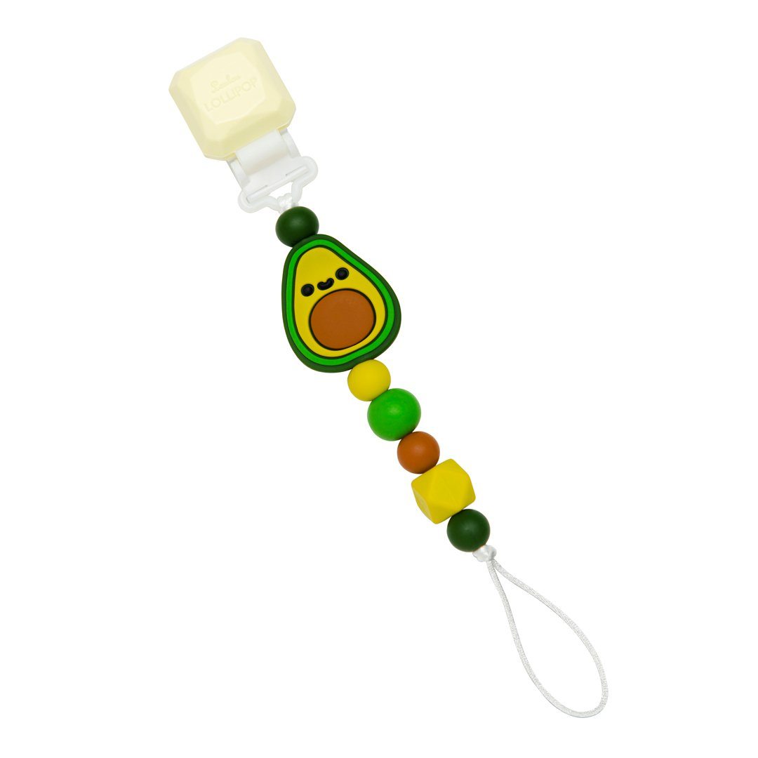 Avocado Darling Pacifier Clip