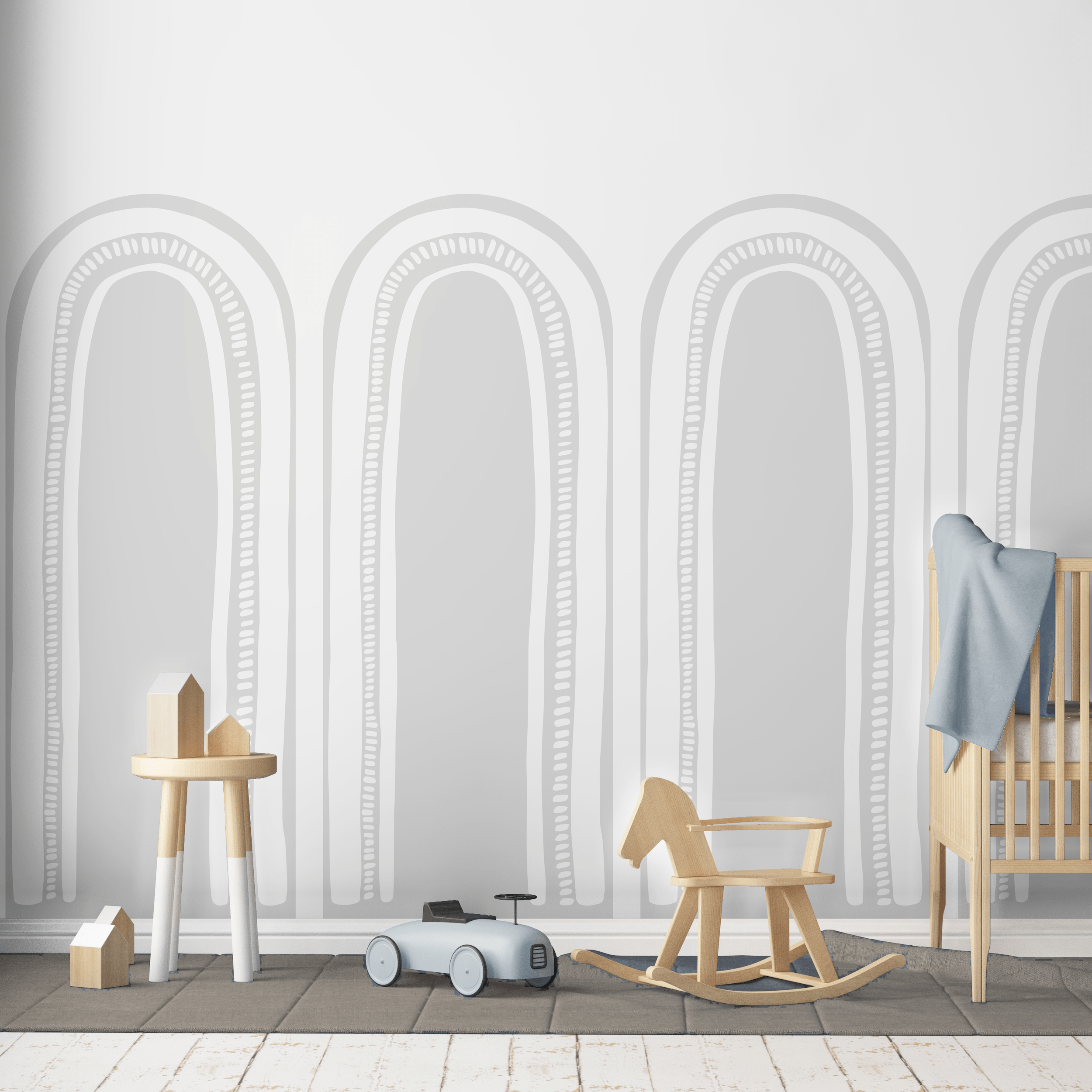 Image of Boho Double Arch Wall Decal Set - Choose Your Color