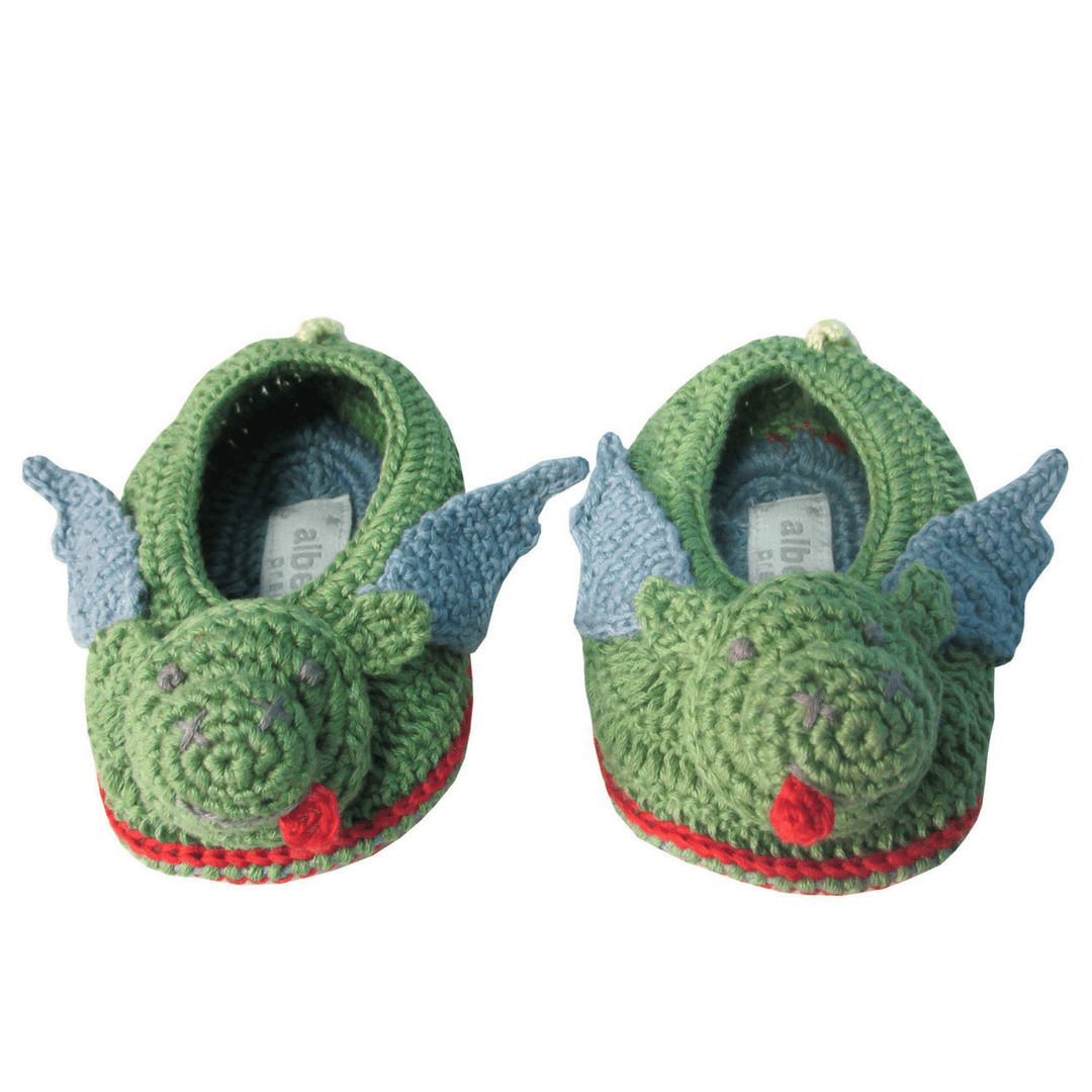 Crochet Dragon Booties