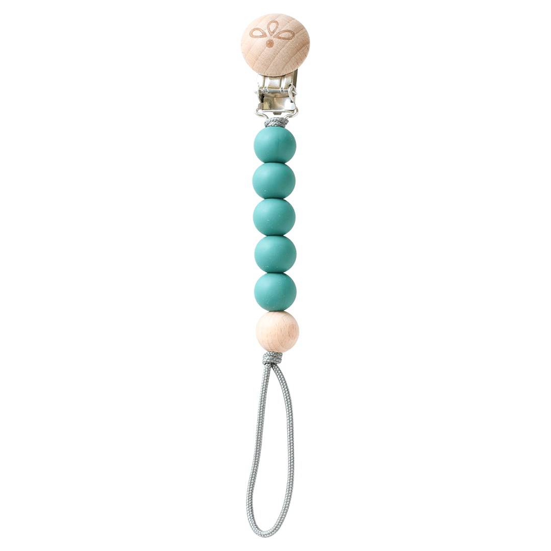 The Duke Leash Pacifier Clip - Juniper