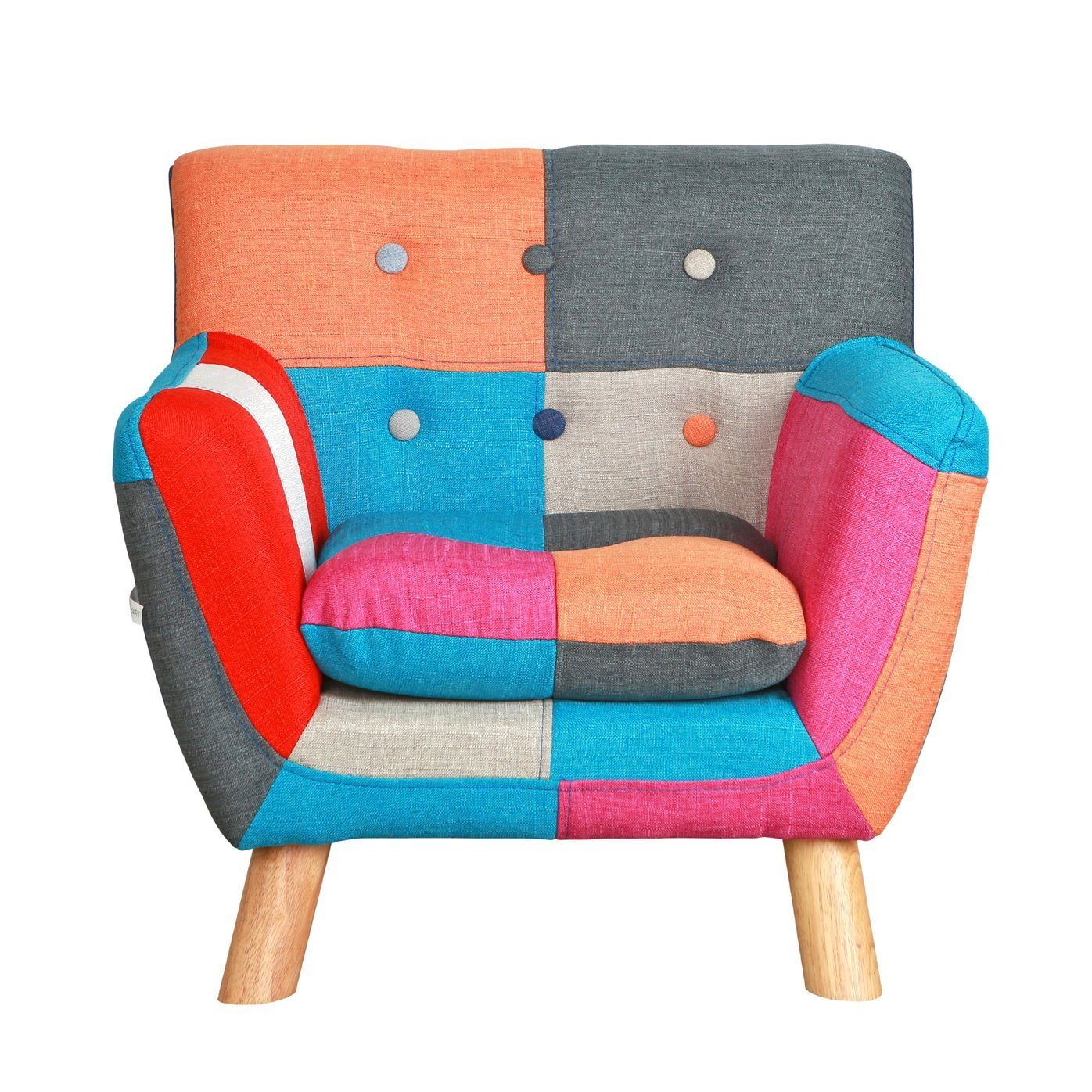 Jacey Kids Patchwork Chair