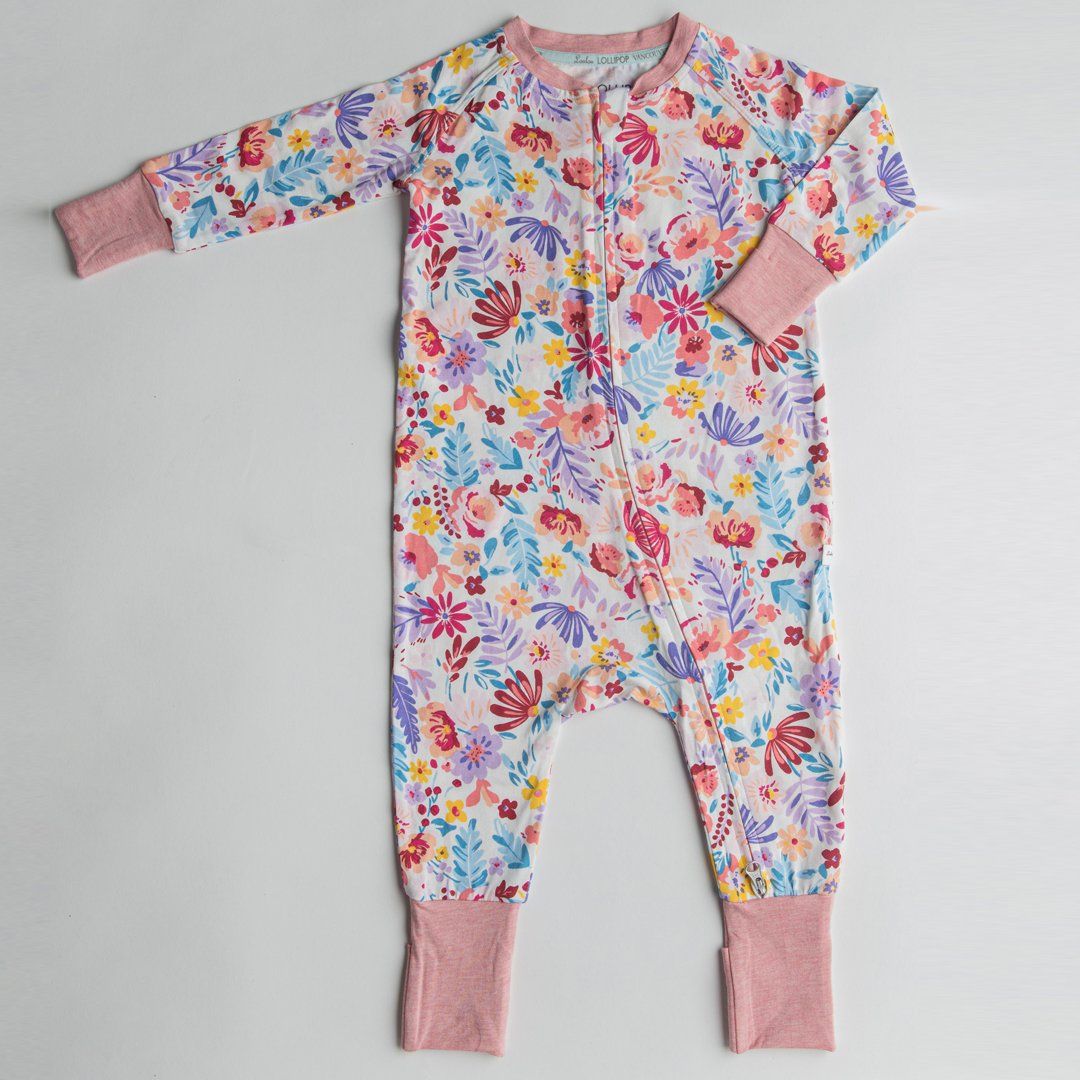 Light Field Flowers Romper - 12-18m