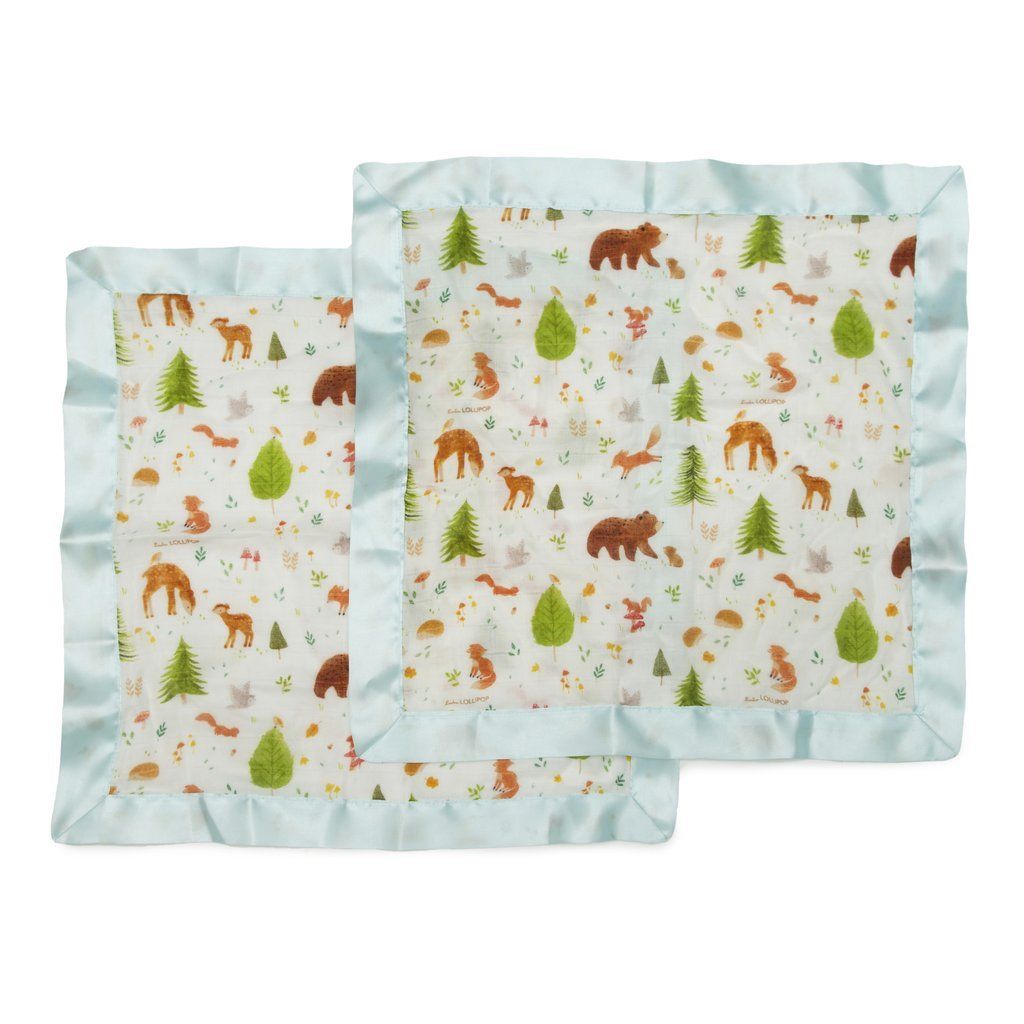 Forest Friends Security Blanket Set