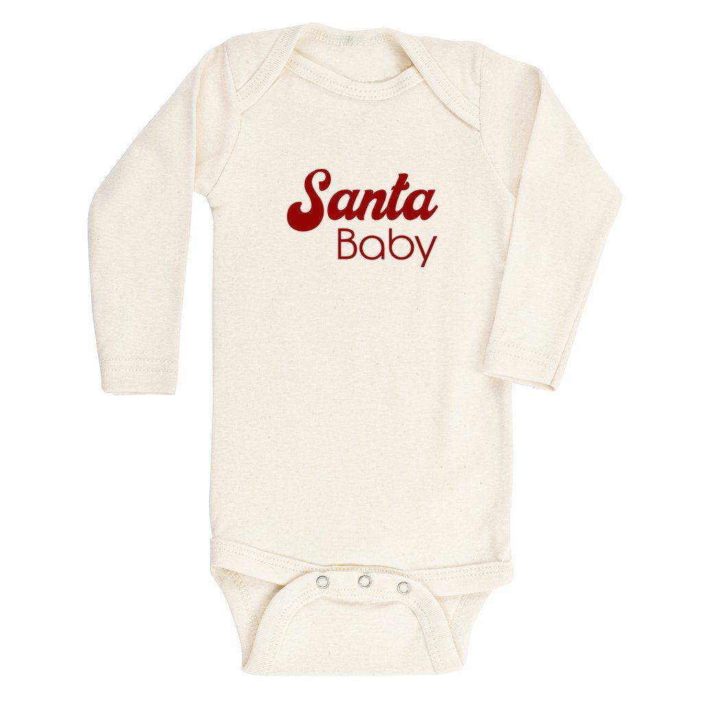 Image of Santa Baby L/S Organic Bodysuit & Tee