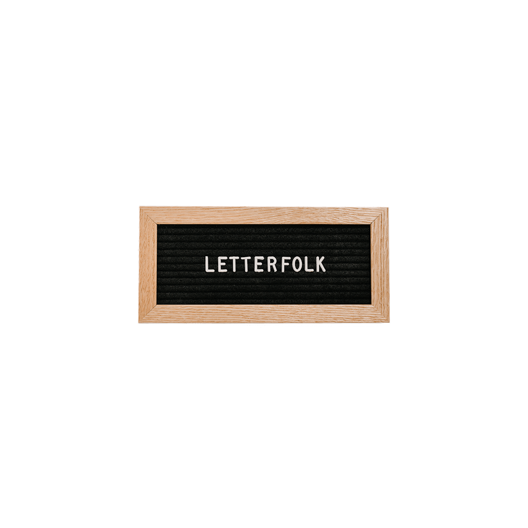 Letterfolk - The Mini Letter Board - Oak