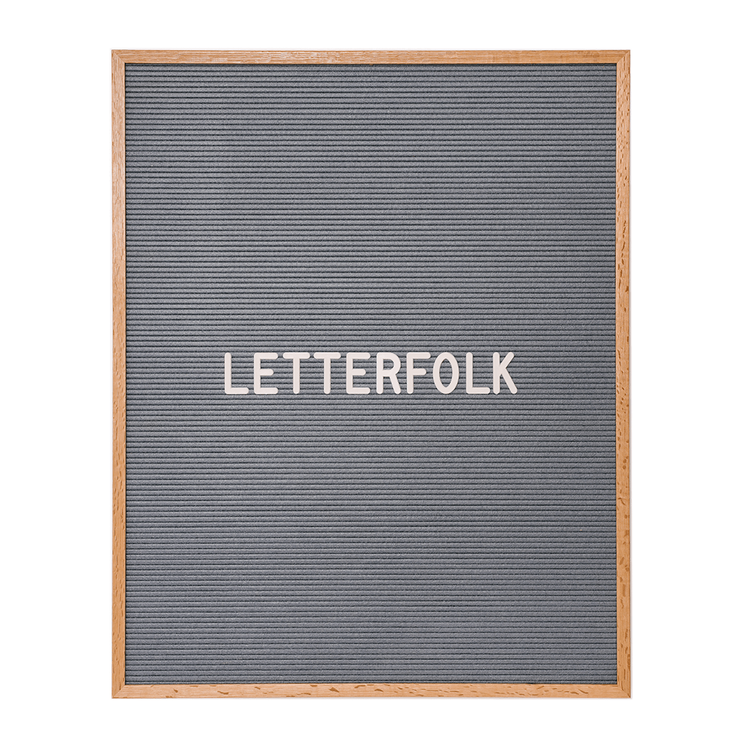 Letterfolk - The Wordsmith Letter Board - Grey