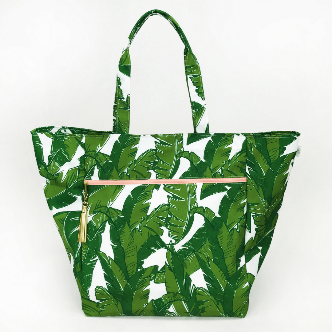 Oversized Carryall Tote In Palmtastic