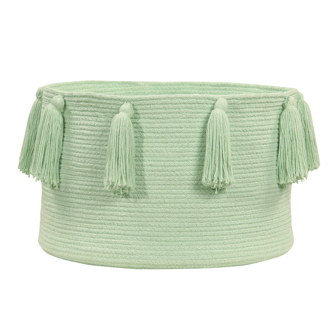 Tassel Basket - Mint