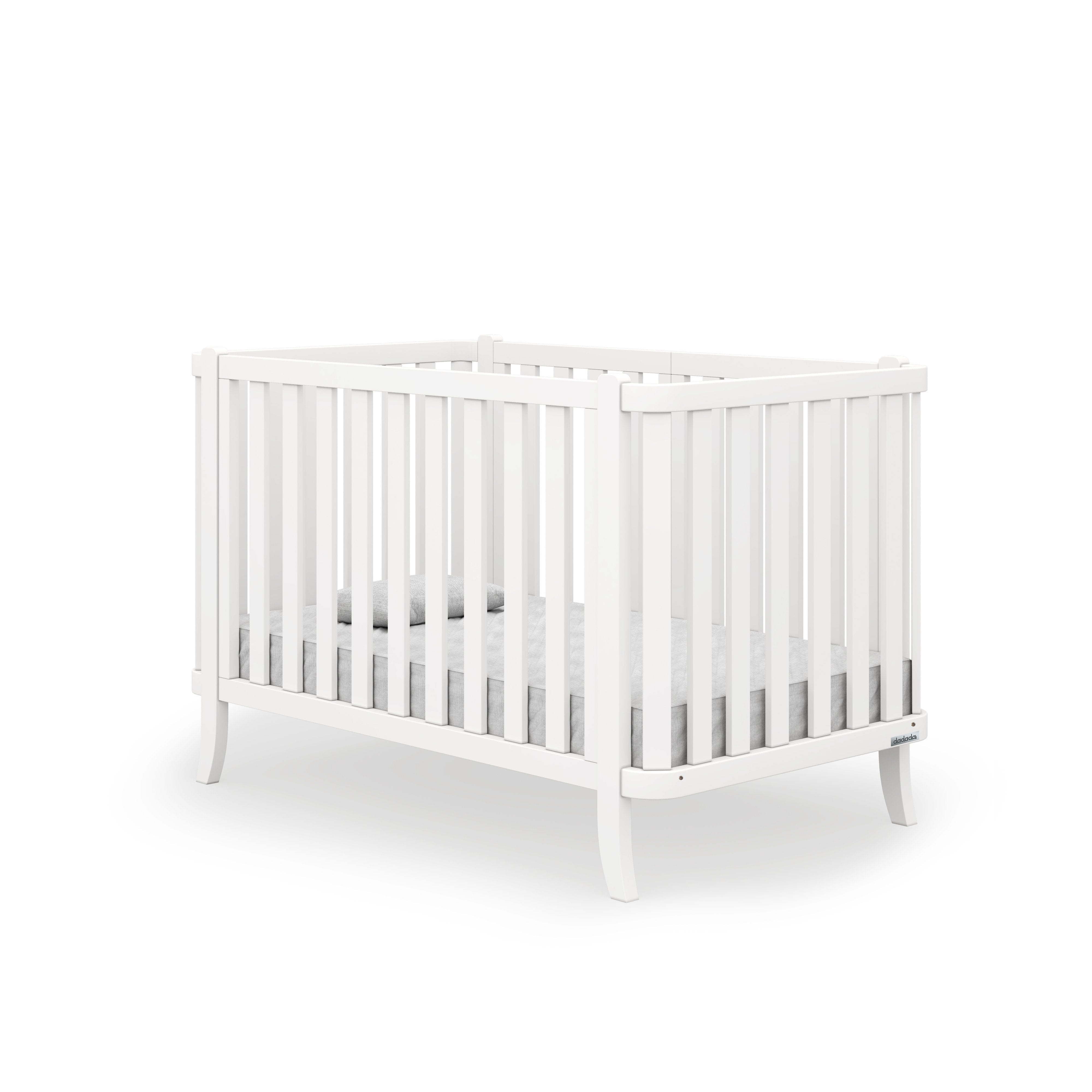 3 in 1 crib white