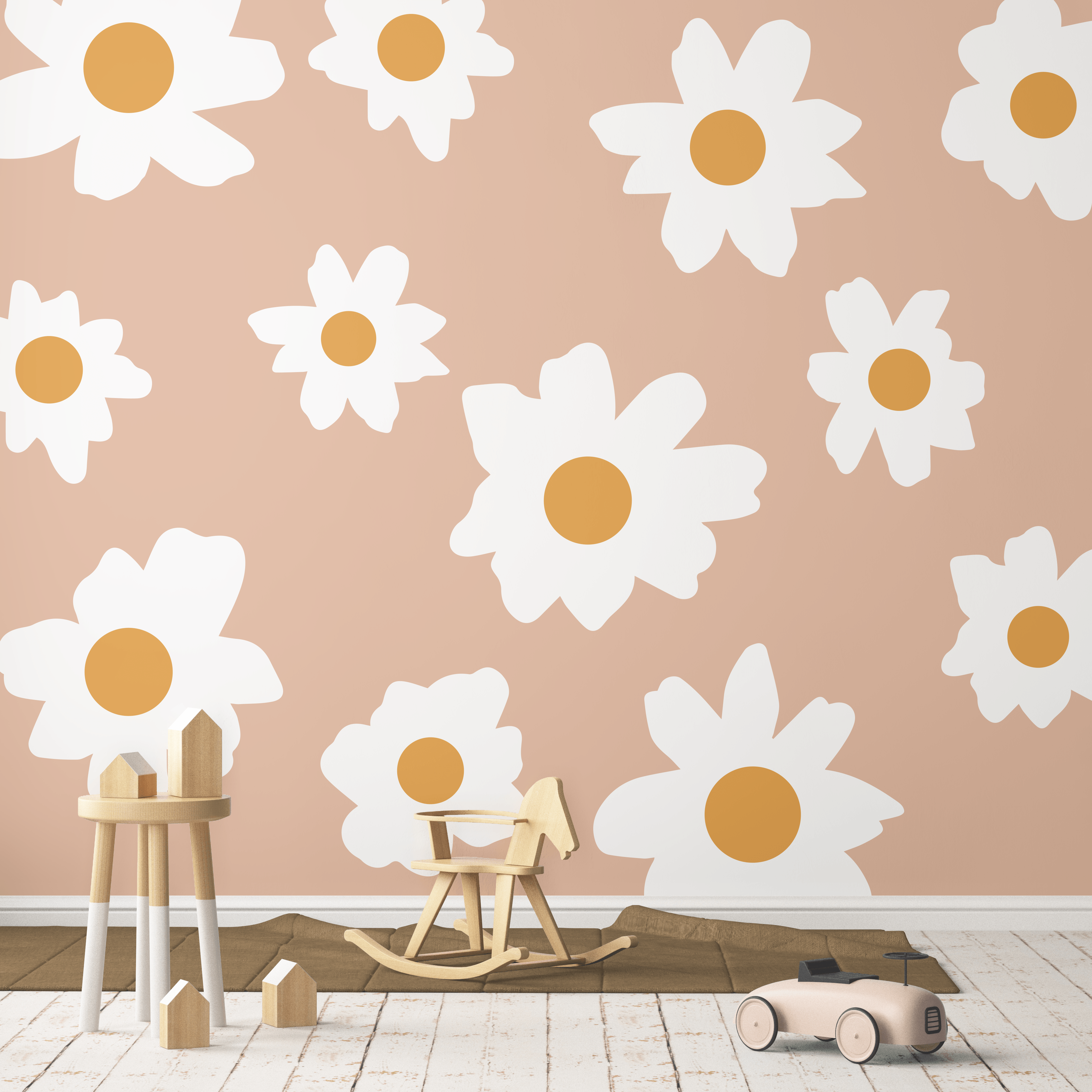 Image of Messy Daisy Wall Decal Set