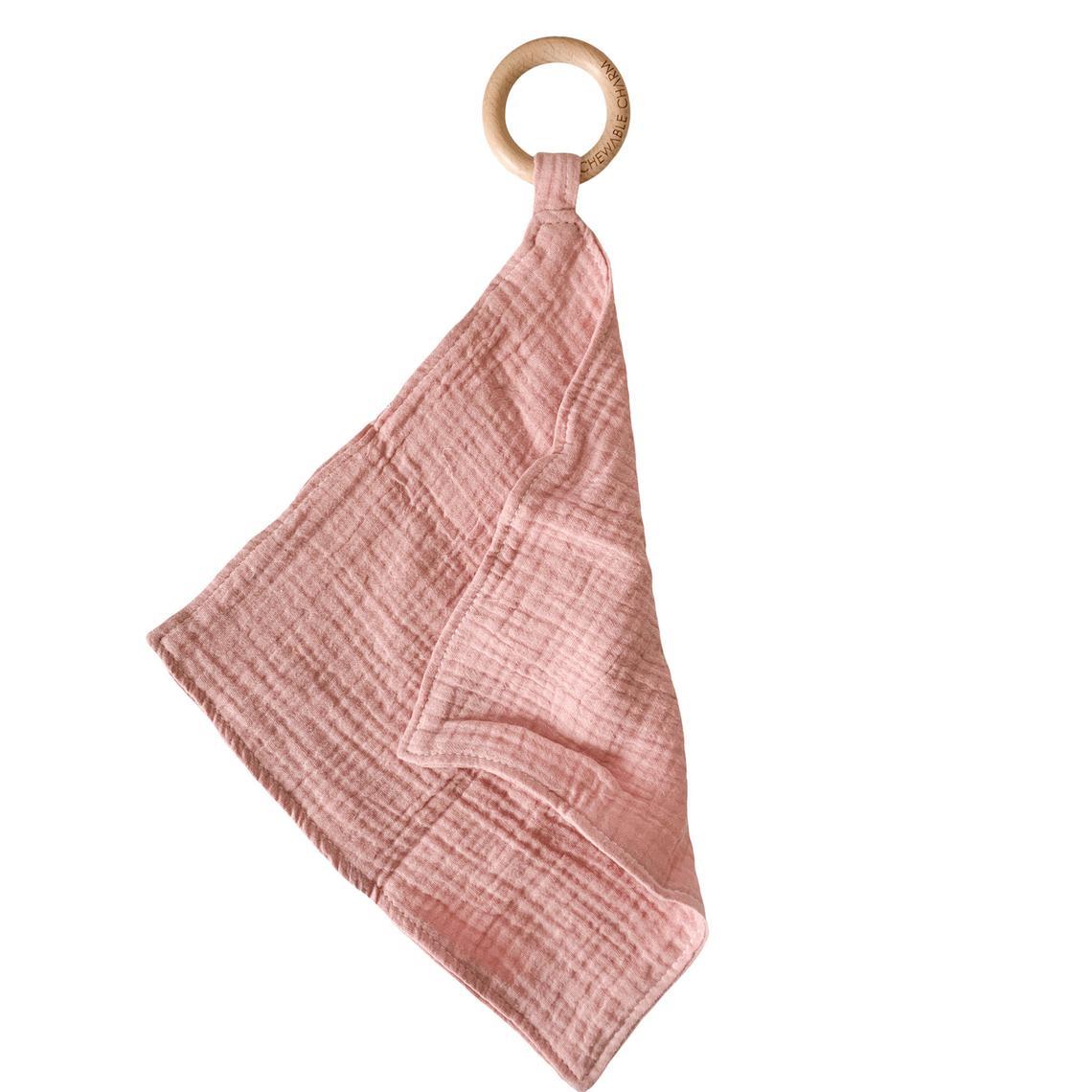 Muslin Teething Ring - Blush