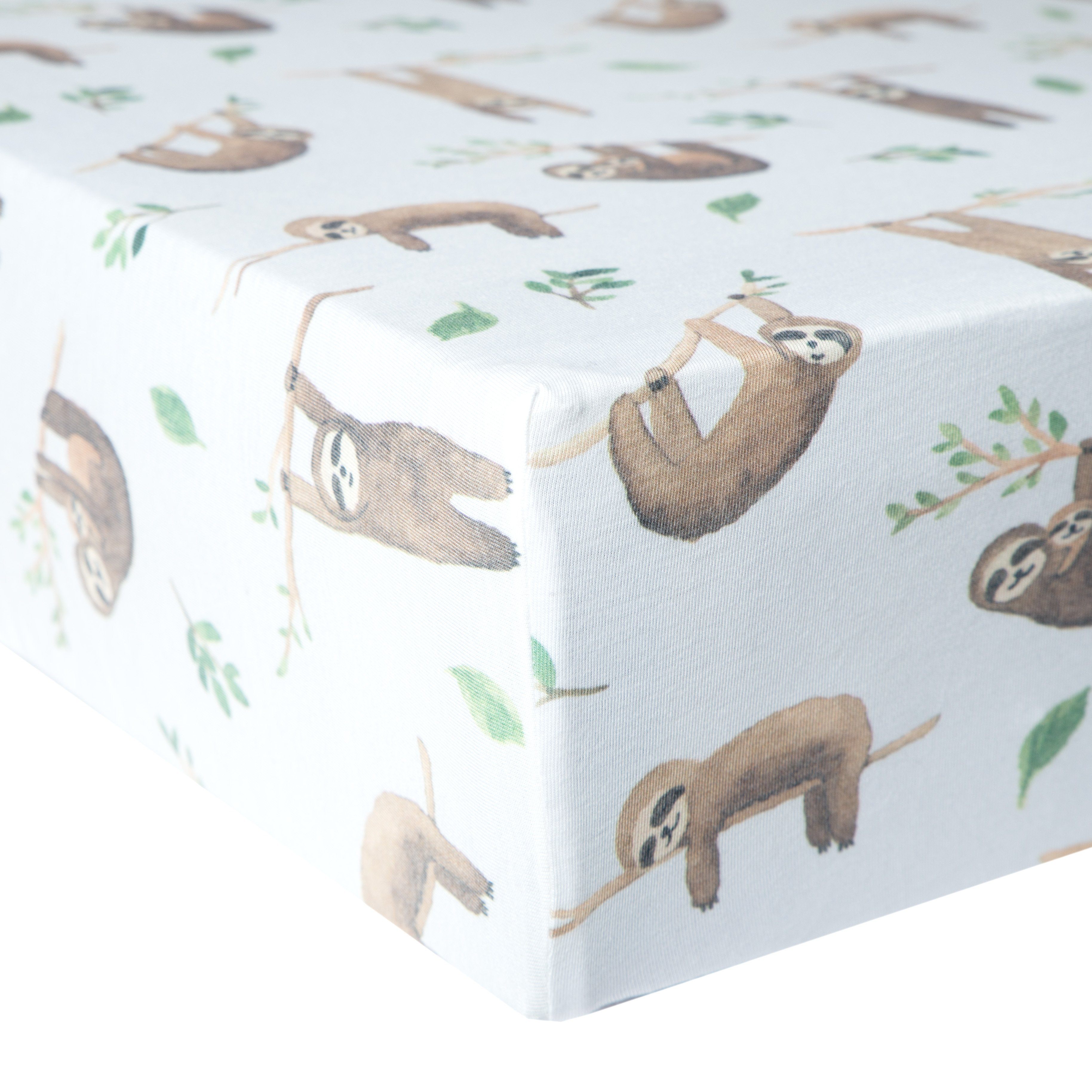 sloth cot sheets
