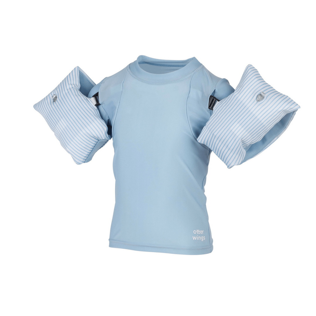 Otter Wings Short Sleeve Swim Shirt - 2-4yrs / Saltwater Blue